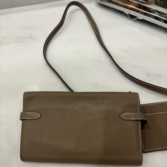 HERMES KELLY LONGUE WALLET WITH STRAP - Picture 5 of 7